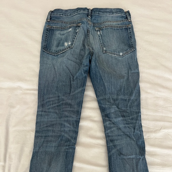 FRAME L’Homme Skinny Distressed Wash Denim Jeans - Picture 6 of 6